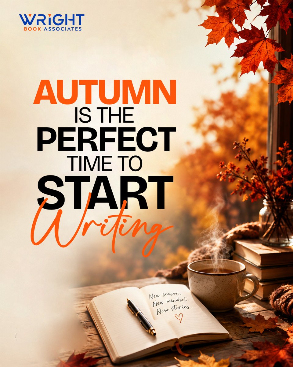 wright_book's tweet photo. Autumn is the best time to stop thinking about your book and start writing it. 
A successful manuscript needs strategy, dedication, and professional support. Take advantage of the fall focus to get your book underway!
#ReadingTheWord #Reads #AutumnVibes #writerslife https://t.co/SXjxaEagAh