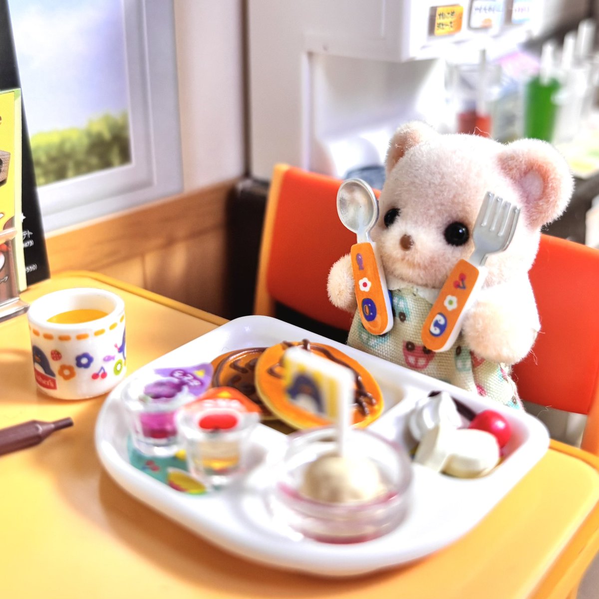 nionio_chi's tweet photo. お子様ランチしか勝たん。

 #シル活 
 #シルバニア 
 #シルバニアファミリー https://t.co/nAcMDtiHzb