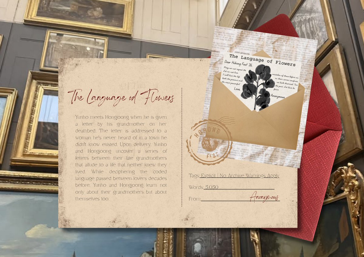 hchcngfest's tweet photo. 💌 HCHCNGFEST’26
↳ archive no.1 : The Language of Flowers 

🔗https://t.co/Tm2GsxCPv8 https://t.co/uJG8eoCcbk
