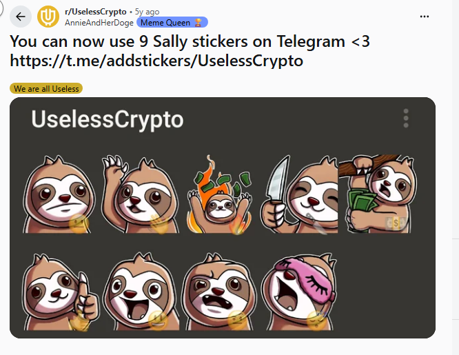 deployingmonkey's tweet photo. Just found something good asf

I basically found the USELESS mascot from 5 years ago 

We can run this paired to  

https://t.co/2DZgJ6wzyc https://t.co/3CS3U3f042