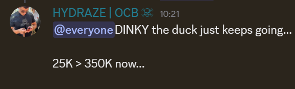 OCBalpha's tweet photo. Super early entry on solana:3YNCESdqhSgvsD4aARHC4rdqXpjyW9CWjosH82hNpump from @Hydraze420

$25k > $350k

A huge 14x locked in so far and looks like the team is still grinding

GG to the Buccs who got in https://t.co/WAKxk21pYt