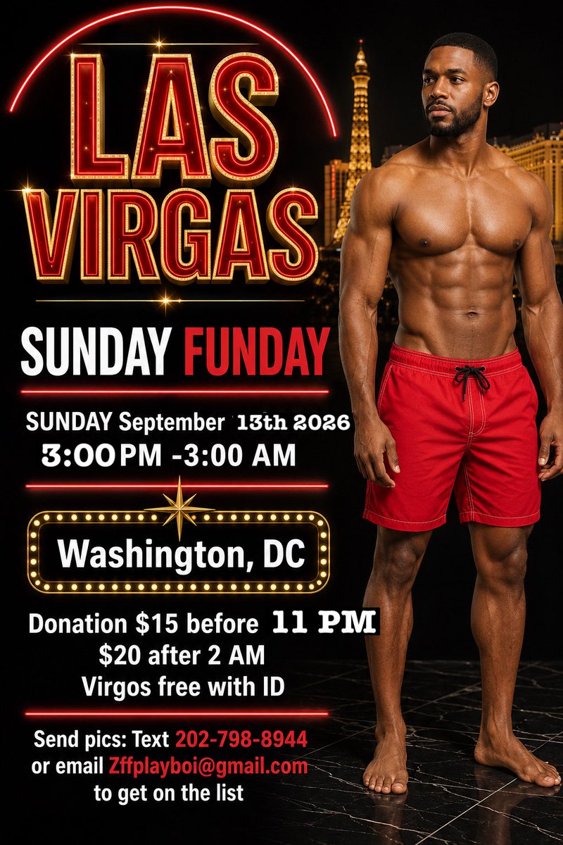 intlbttmfrk's tweet photo. #thesituation: options. options are always nice. personally, one get overwhelmed with the 200 item chinese restaurant menus; but options are nice. this weekend, #dcfreaks had a few options to pick from. i went to naked black men’s yoga & then, checked out @DENHQVIP for the 1st time. & @zodiacfest had strippers & started “sunday funday” early at 3pm. it was a bruthahfucking g💦💦d weekend. what did you do?