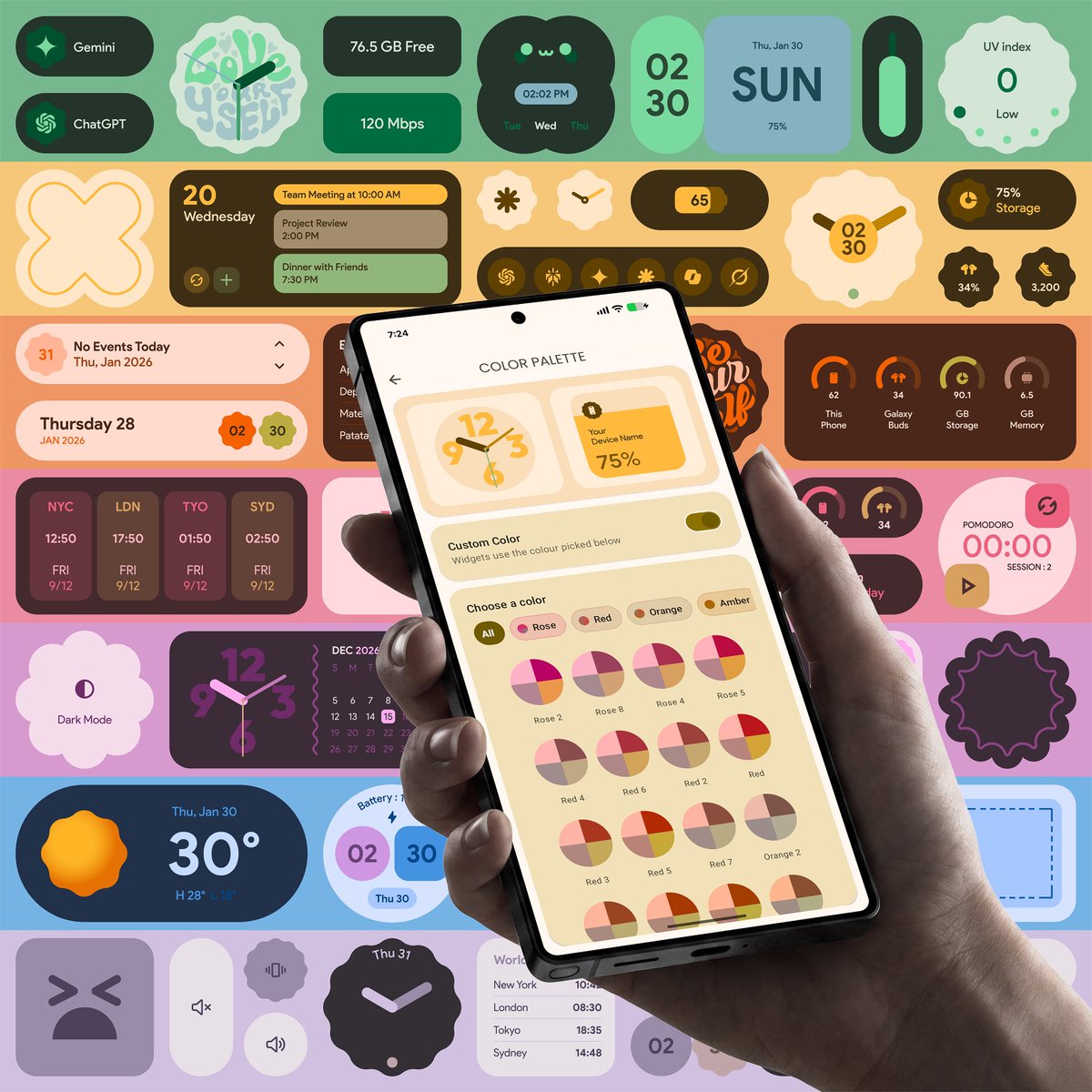 AppsLab_Co's tweet photo. Material You Update is LIVE!✨

100+ New Widgets + Built-in Material Color Palette.
https://t.co/BVy6UtdFzh

🎁10 Promo Codes for Lucky Retweets &amp; Comments. https://t.co/oot1vU5MXw