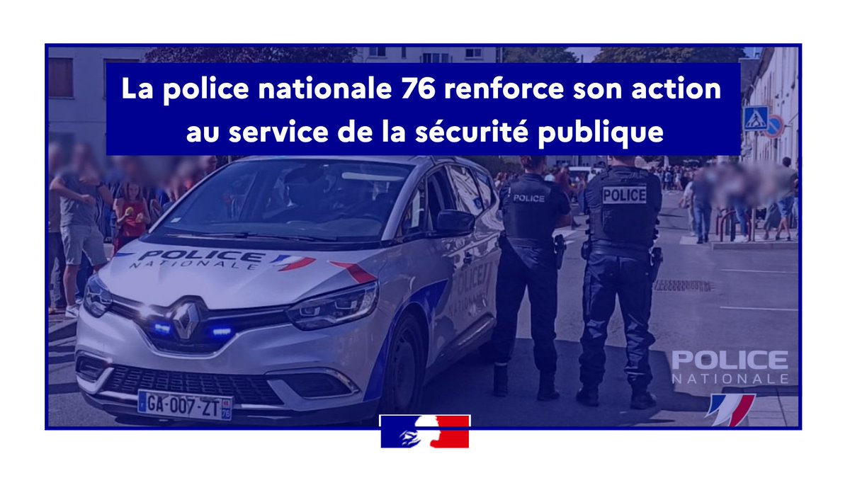 Image de Préfet de Normandie et de la Seine-Maritime - À #Rouen, la Police nationale 76 renforce son action au service de la  sécurité publique 🚨

Depuis 