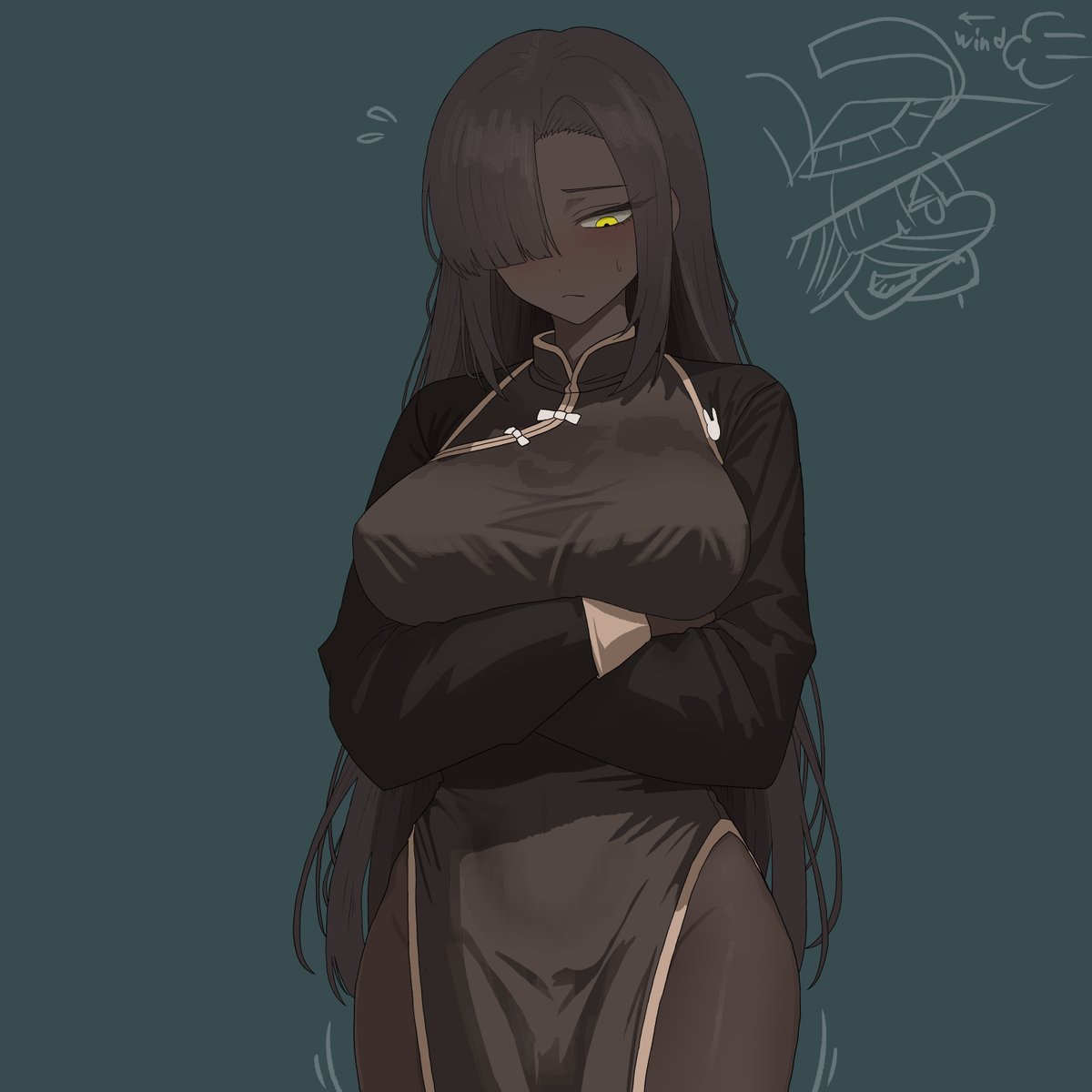 schranz3's tweet photo. 時間切れ到来...
やっぱりここまで色置かないとズールゥって分からないよネ...
wip https://t.co/GvWgg2coY7