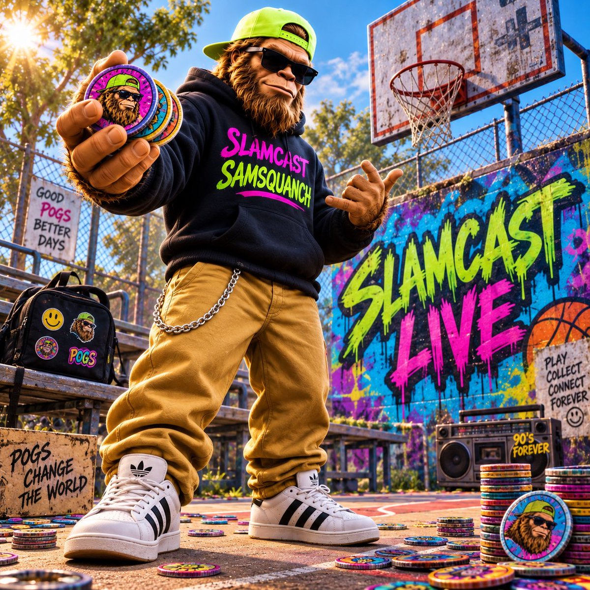 SlamcastLive's tweet photo. A new day.
A new week.
Another amazing SLAM! 🥤💥
We’re still opening our MilkCap tubes, stacking our #POGS on the playground, and flippin’ our stacks! 🟠🔥
The game never stopped in the ’90s — and neither did we.
STACK ’EM HIGH.
SLAM ’EM HARD.
LET’S SLAM! 🥤💥 https://t.co/pp7pMlvDKt