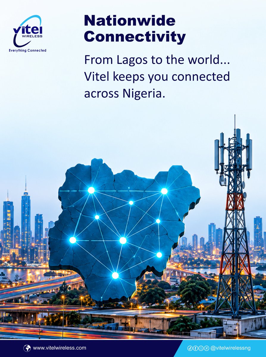 Vitelwirelessng's tweet photo. Everybody dey rush go Vitel Wirelessβ¦ but why? ππ
Data Wey No Dey Expire, keep your existing number, clearer calls, nationwide connectivity & easy control with the Vitel Command App. π₯
Switch to the blue side. π
#VitelWireless #SwitchToBlue #0712Network https://t.co/qyuOO0H3ix