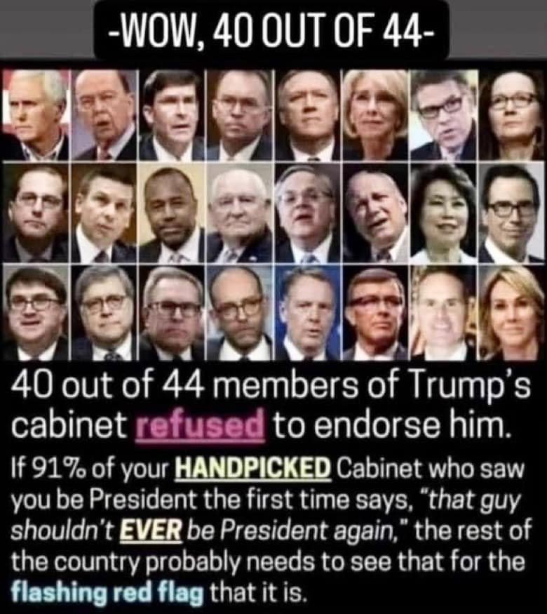 JohnsieBlavh's tweet photo. If no one can warn you that Trump is unfit and be heard, you’re in a political cult. https://t.co/1v3PYw8RfB