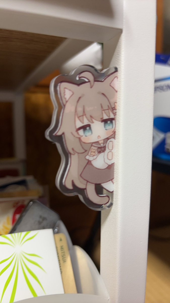monst_dama's tweet photo. 早速くっつけてたこの子忘れてた！
左右で表情違うの可愛い https://t.co/2IWMPA6o2x