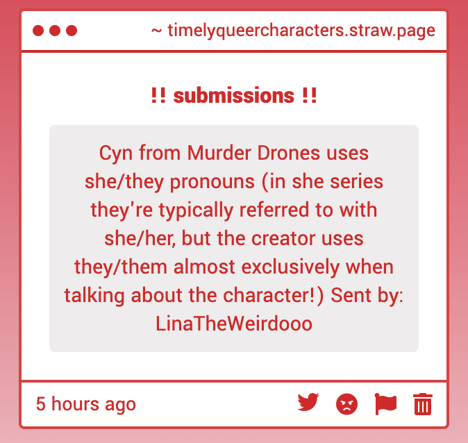 timelyqueer's tweet photo. @LinaTheWeirdooo https://t.co/ZEzT7WDKxf