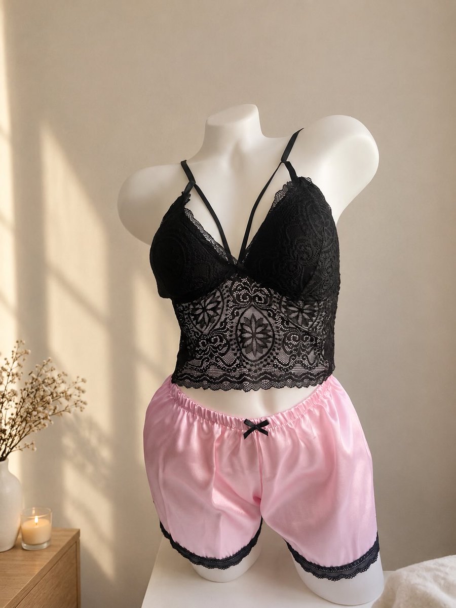 CathrynMen0eql's tweet photo. SELORA Satin Lace Set

Yumuşak saten pembe şort ve zarif dantel detaylı bralet. Şık, rahat ve günlük kullanıma uygun. Bedenler: 75B, 80B, 85B
Fiyat: 799 TL
Ücretsiz kargo

Kendin için küçük ama özel bir dokunuş. https://t.co/j2dtF4hRAf