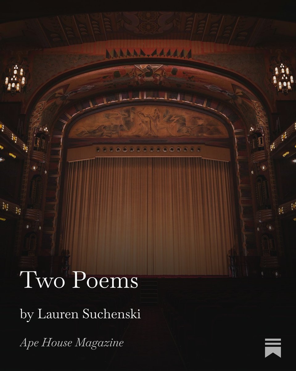 apehousemag's tweet photo. Today in the Ape House: Two Poems by Lauren Suchenski @LaurenSuchenski 

Read it on the stack https://t.co/4hwxZJGT1H https://t.co/j1ZC4Ff1NK