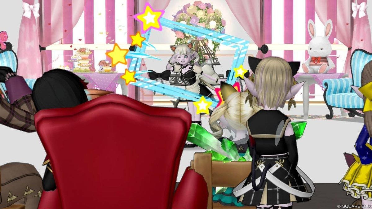 chanpi_DQ10's tweet photo. #ちゃんぴルーム
昨日はけも耳フレンズ集会
ここドレアルーム？というぐらい素晴らしいパフォーマンスの連続🫢
集まって写真撮るだけのプレイベより楽しいかも(笑)
全員にゃにゃんで集合写真
いいね👍
#ツルのばえばえスタジオ　
お借りしました～。ツルさん早く元気になってね。 https://t.co/T4uzPwMgJY
