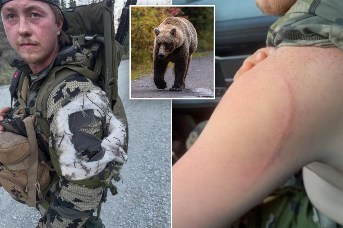 nypost's tweet photo. Alaska moose hunter remarkably survives bear attack: 'Glad I blacked out' https://t.co/XuIIZYYciw https://t.co/CujNTjhwyu