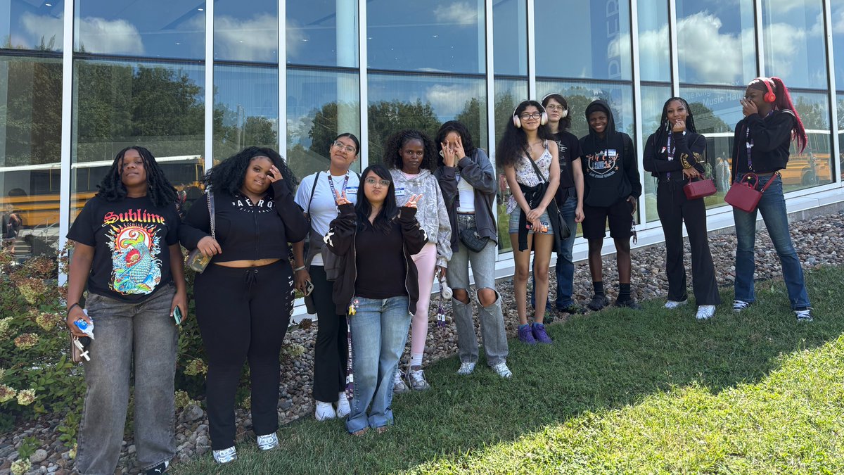 KCPS_Northeast's tweet photo. 🎓��� Students from Dr. Bannen’s Intro to Teaching classes at Northeast High School and Southeast High School attended Avila University’s Second Annual Future Teacher Conference. Thank you to Avila for providing an inspiring opportunity to explore careers in education and support the next generation of teachers! 📚✨