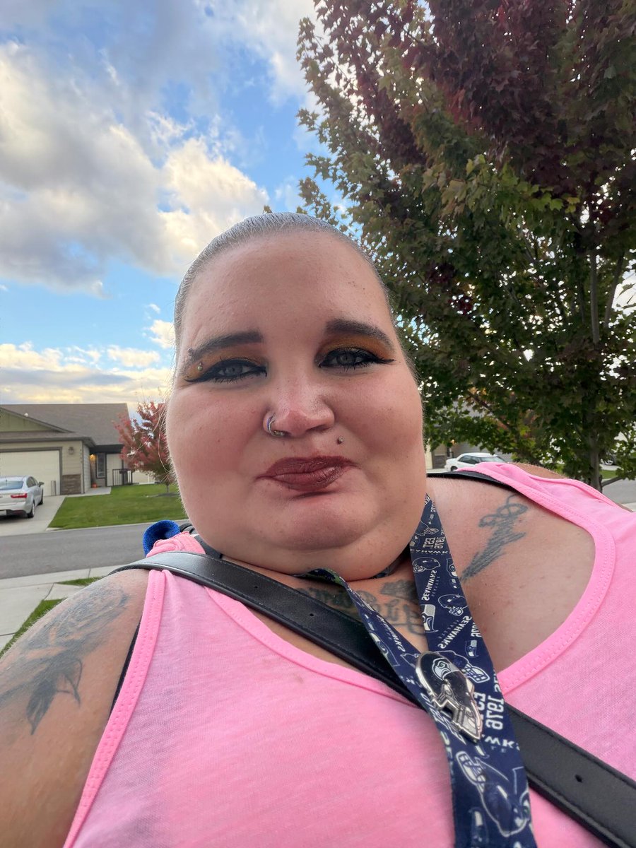 LydiaCalibbs's tweet photo. Stepping into the weekend with my game face on. Golden eyes and a dark lips is the vibe today—and, of course, rocking my favorite tats. There’s power in showing up as your authentic, best-dressed self. 💅✨ https://t.co/ItzZ9jWnir
