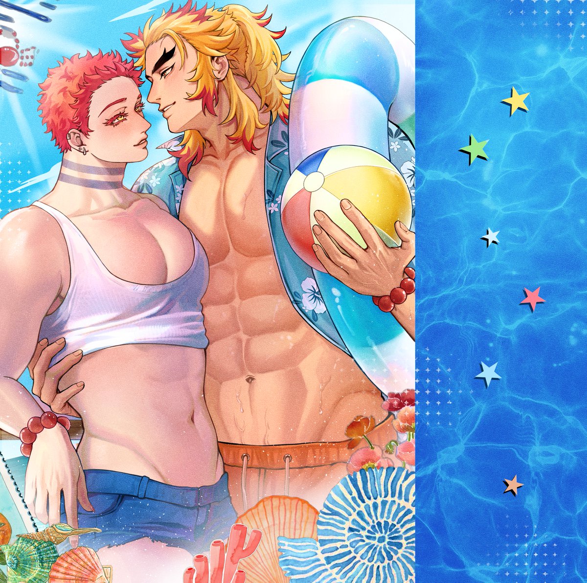 PumaGuma_'s tweet photo. #renaka #煉猗窩 SUMMER TIME !
🏖️🔥❄️ https://t.co/wnGkxPwGe9