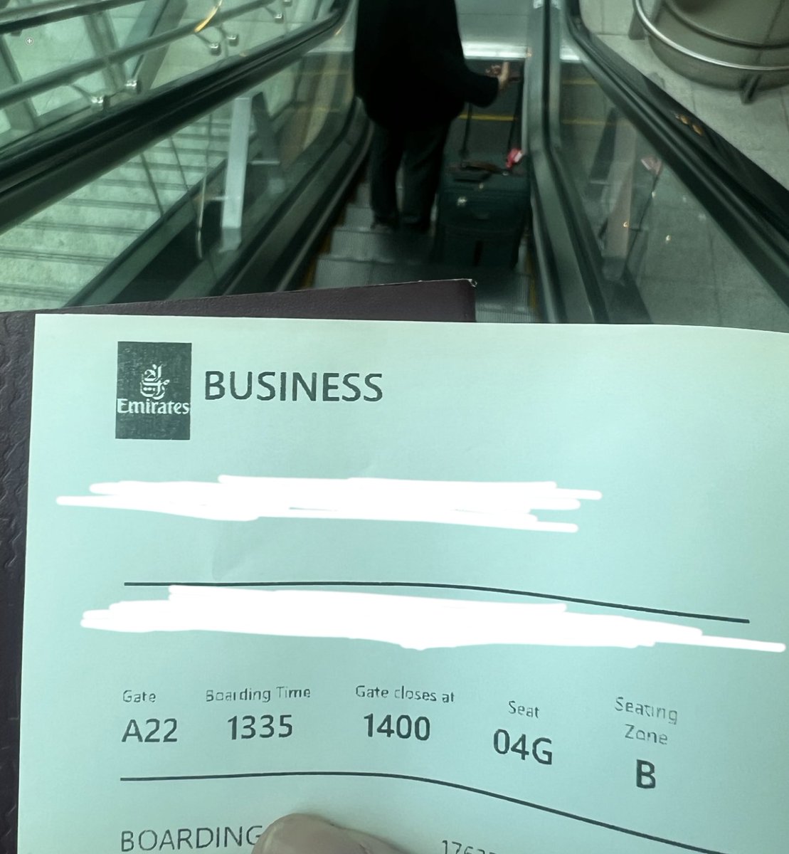 Kasperbit's tweet photo. 3 free upgrades to business class so far here is the trick:

Request a kosher meal at the gate and they immediately upgrad you to business class on my flight and the layover

thank you @emirates https://t.co/F7Q45wRdYZ