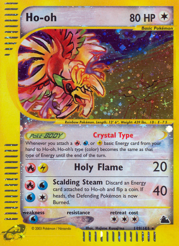 thelou7789's tweet photo. Crystal and Gold Star chase cards still rule the PSA 10 market 🔥
𝗙𝗲𝗮𝘁𝘂𝗿𝗲𝗱 𝗣𝗦𝗔 𝟭𝟬 𝗰𝗵𝗮𝘀𝗲 𝗰𝗮𝗿𝗱𝘀:
✦ Crystal Ho Oh (Skyridge, secret rare Crystal holo, card 149): PSA 10 value about $31,700. Released May 12, 2003.
✦ Latios Gold Star (EX Deoxys, Gold Star, card 106): PSA 10 value about $32,800. Released February 14, 2005.
𝗠𝗼𝗿𝗲 𝗵𝗶𝗴𝗵 𝘃𝗮𝗹𝘂𝗲 𝗣𝗦𝗔 𝟭𝟬 𝗰𝗮𝗿𝗱𝘀:
✦ Pikachu Gold Star (EX Holon Phantoms, card 104): PSA 10 value about $109,800.
✦ Crystal Lugia (Aquapolis, card 149): PSA 10 value about $92,400.
✦ Mew Gold Star (EX Dragon Frontiers, card 101): PSA 10 value about $86,600.
✦ Mewtwo Gold Star (EX Holon Phantoms, card 103): PSA 10 value about $78,100.
✦ Charizard EX (XY Flashfire, Full Art secret, card 100): PSA 10 value about $8,600.
✦ Charizard GX (Burning Shadows, rainbow secret, card 150): PSA 10 value about $7,250.
✦ Shining Magikarp (Neo Revelation, card 66): PSA 10 value about $6,300.
✦ Lugia V (Silver Tempest, alt art, card 186): PSA 10 value about $1,290.
#pokemon
#pokemonTCG
#poketruth