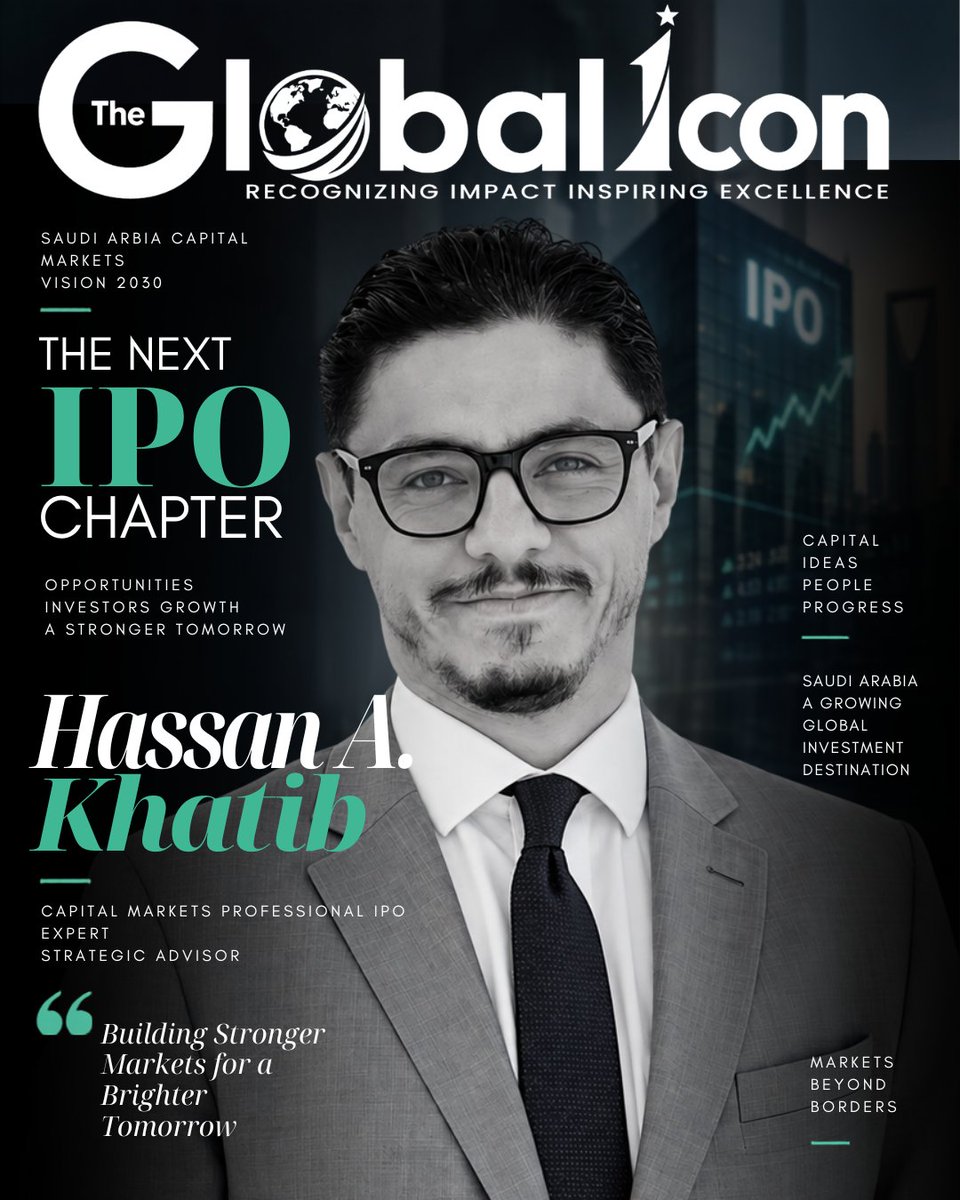 the_globalicon's tweet photo. 📈🌍 Saudi Arabia’s IPO story is entering a new chapter, one defined by quality, discipline &amp; long-term value.

📖 Read the exclusive feature of Hassan Khatib:
🔗https://t.co/15JwMO0cnz

#HassanKhatib #SaudiArabia #SaudiIPO #CapitalMarkets #IPO #Vision2030 #Investment https://t.co/idYCRrqgCK