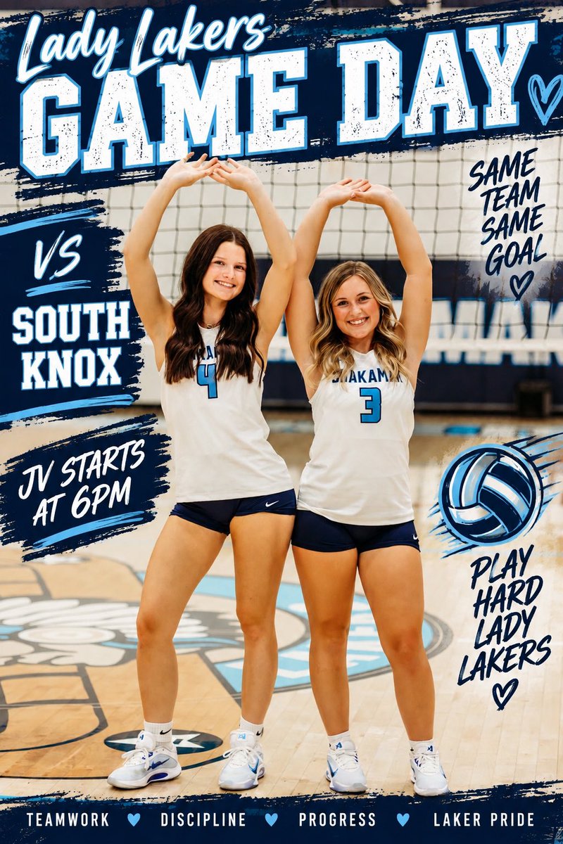 SHSlakersvball's tweet photo. Home game tonight vs South Knox! 
@RickSemmler @pughgrant @ihsvca https://t.co/hAkl03vssT