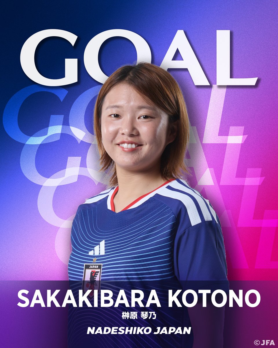 jfa_nadeshiko's tweet photo. 🔹️𝗚𝗢𝗔𝗟🔹️

後半43分
8 榊原琴乃

🏆第20回アジア競技大会（2026／愛知・名古屋）
⚔️グループステージ第1節
🇯🇵#なでしこジャパン 8-0 タイ女子代表🇹🇭

📱U-NEXT

#サッカー日本代表 https://t.co/bytWlI3n3D