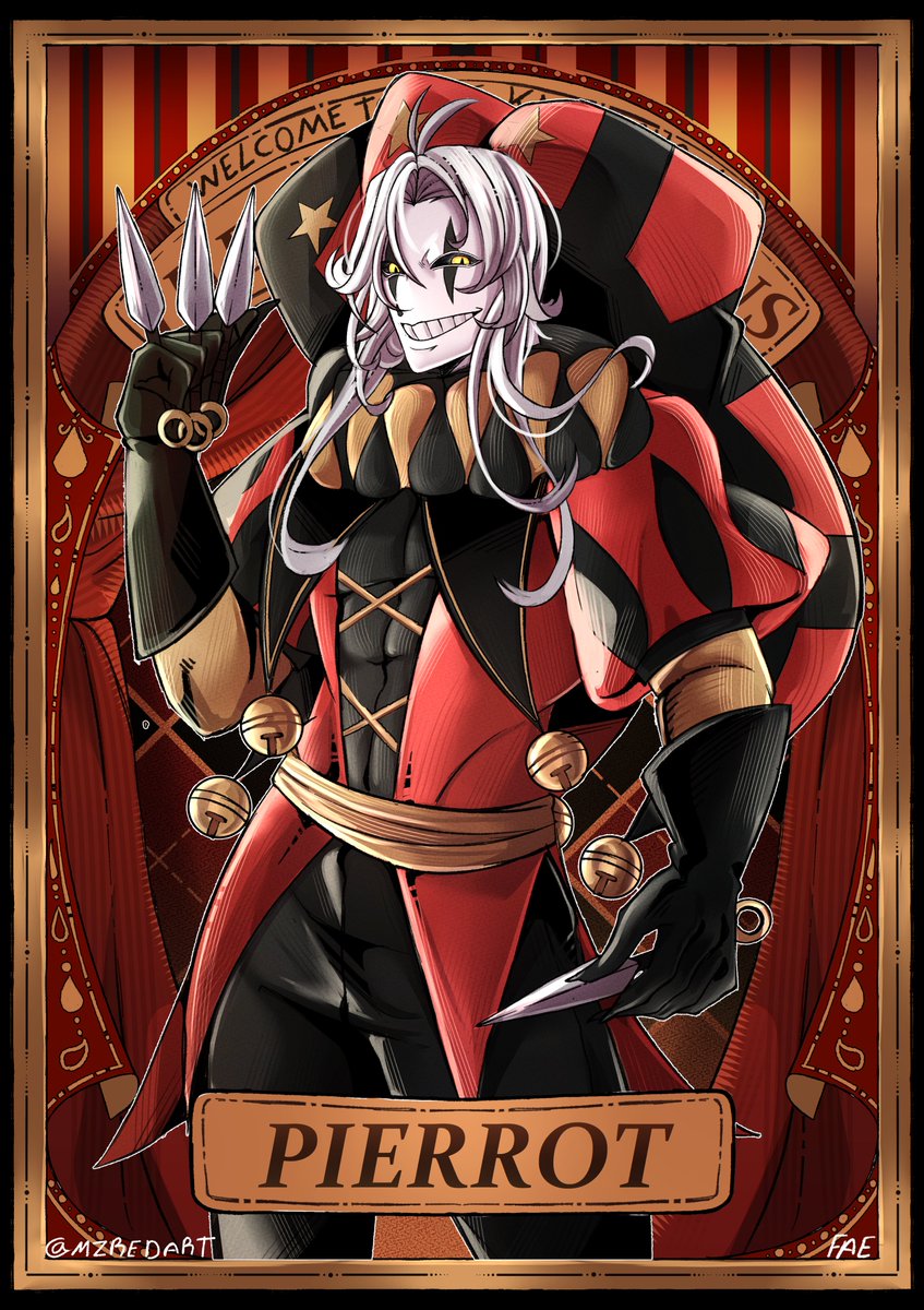 ArtMzred19475's tweet photo. wanted to create my own tfc posters, and of course, pierrot was my first victim! 😭
#thefreakcircus #pierrot #怪胎马戏团 #tfc https://t.co/iPINLOtGP3