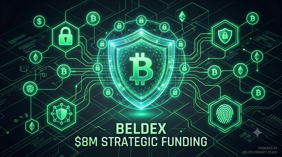 Airdropp207's tweet photo. Huge milestone for @BeldexCoin! 🚀
Secured $8M in strategic funding led by Sigma Capital to push the boundaries of Web3 privacy &amp; AI 🛡️⚡
With products audited, research published, and BelNet updated, the ecosystem is growing stronger than ever. 
#Beldex #BDX #CryptoPrivacy https://t.co/I6mKDc3zKl
