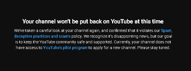 rekki_studios's tweet photo. (please share untill it reaches youtube 🙏)
@TeamYouTube My channel Rekki Studios Official was terminated for Spam, Deceptive Practices &amp; Scams. I respectfully request a further manual review. 

https://t.co/TY3eEqZdOO https://t.co/X110Im0iO2
