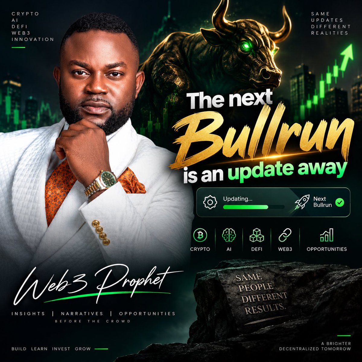 web3prophesy's tweet photo. 🔮 MY NOVEMBER 2026 BULL RUN THESIS

Liquidity cycles. Bitcoin’s market structure. Institutional flows. AI + Web3 adoption.

The signals are aligning for a major crypto expansion.

November 2026 is my window.

Watch the data. Not the noise.

#Web3Prophet #Crypto #BullRun https://t.co/qROGbVHb27