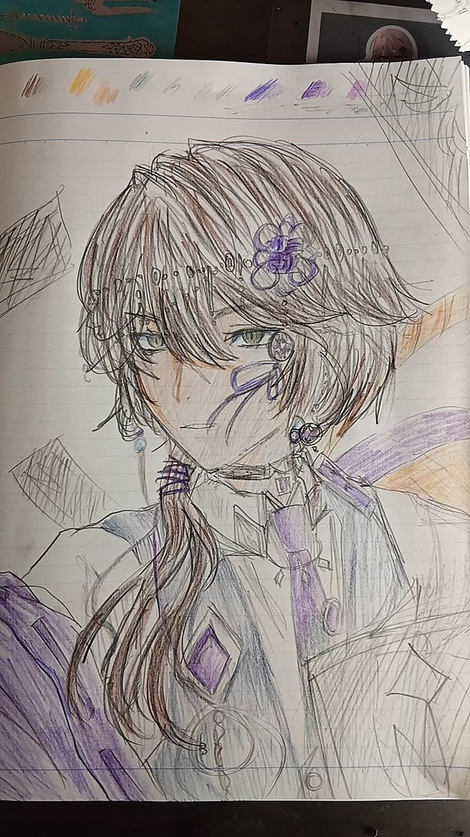 senocuw9's tweet photo. 模写？してみた
#鬼ヶ式うら
#コンパスお絵描き https://t.co/xFDuA4eAXH