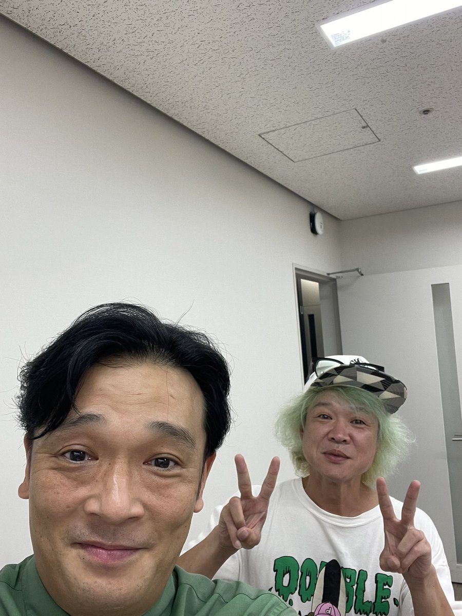 garichukuma's tweet photo. 本日は収録でございました。
安心！順調のバッドボーイズ清人さんと一緒で嬉しいな〜！2日連続森林浴気分だな〜！
ありがとうございます！
小堀さんともお会い出来て嬉しいな〜！
ありがとうございました。 https://t.co/ZkMFcv6jS2