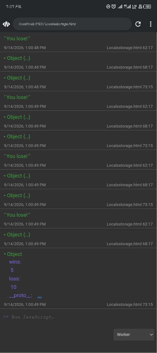 heislead404's tweet photo. Today I completed JavaScript object lessons
And completed a flip coin game.
I learnt how to retrieve saved data and I used default operator for the first time in actual code
#learningtocode https://t.co/ee3cLyWfpJ