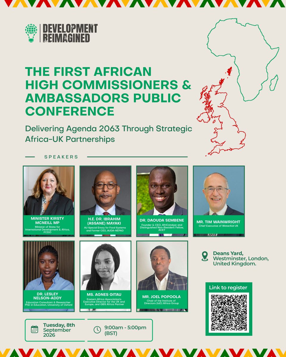 _Africatalyst's tweet photo. How can Africa build financing systems that deliver long-term development at scale?

At the #AfricaDay2026 conference on strategic Africa–UK partnerships, our CEO @DaoudaSembene joined virtually for a session on “Financing Systems That Deliver.” https://t.co/BWQ55jhmWL