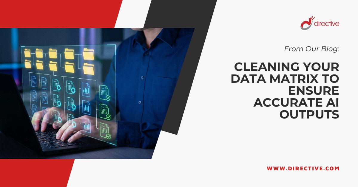 Directive's tweet photo. Garbage in, garbage out—even for artificial intelligence. 🤖

Cluttered data leads to inaccurate AI outputs and wasted automation efforts. Learn how to clean your data matrix for reliable results: https://t.co/jgWL26CNbk https://t.co/hodm3JwpPP