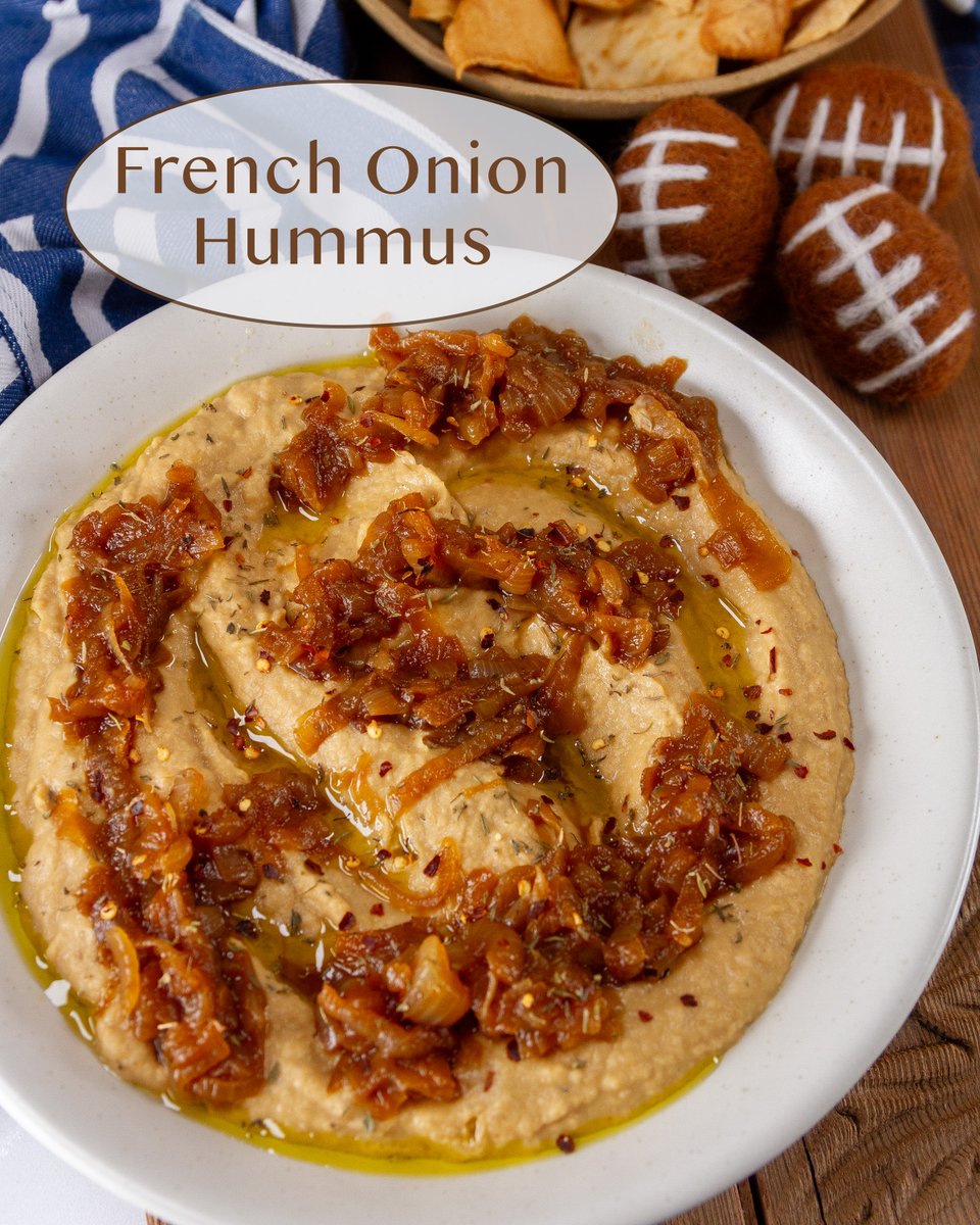 LifeCurrentsDeb's tweet photo. French Onion Hummus https://t.co/NB5Clexrx1 https://t.co/4s6Dn1mbrB