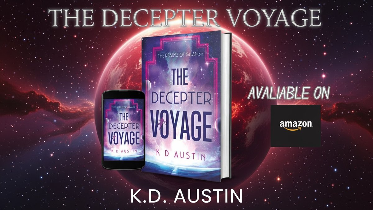 karlaustin49660's tweet photo. The Realms of Kalanisi: The Decepter Voyage.
Follow Dan Casey on a gripping odyssey through a volatile galaxy packed with:
Interstellar Intrigue🚀
Heart-Pounding Space Battles💥
Unbreakable Human Connections 💞https://t.co/mGsrcvO6Fu
#SpaceOperaBookTok #SciFiTok #SciFiRomance https://t.co/JESGk3c4Ox