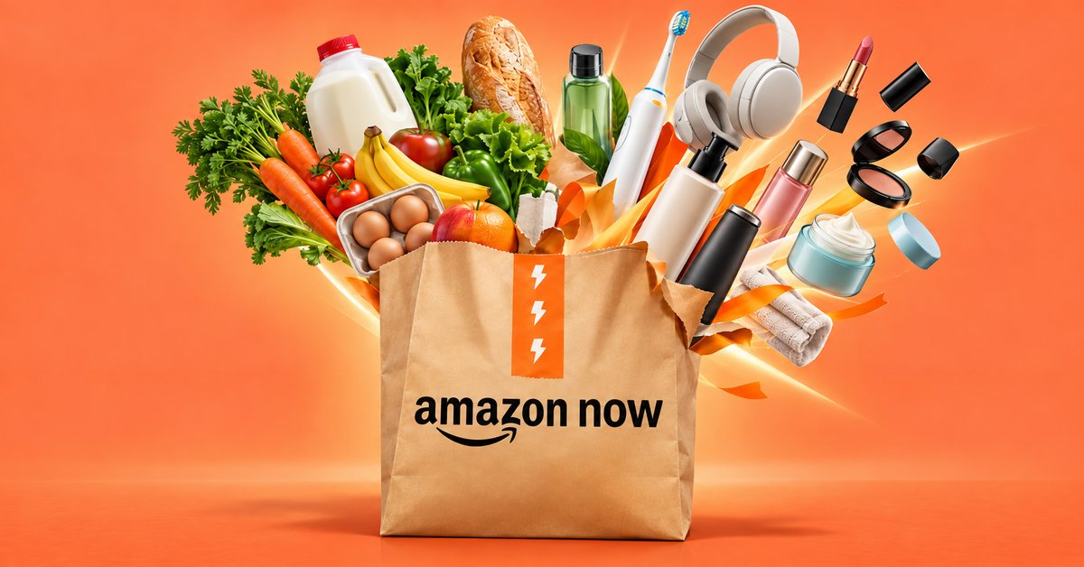 consulterce's tweet photo. Right now, everyone assumes Amazon Now is a Grocery play. 

It isn't. ❌👇

Perishable food is Amazon's entry point. But if we look at markets like the US, UK, UAE and India, you realise:

CPG and Hardlines goods are next. https://t.co/seLa7LC30a