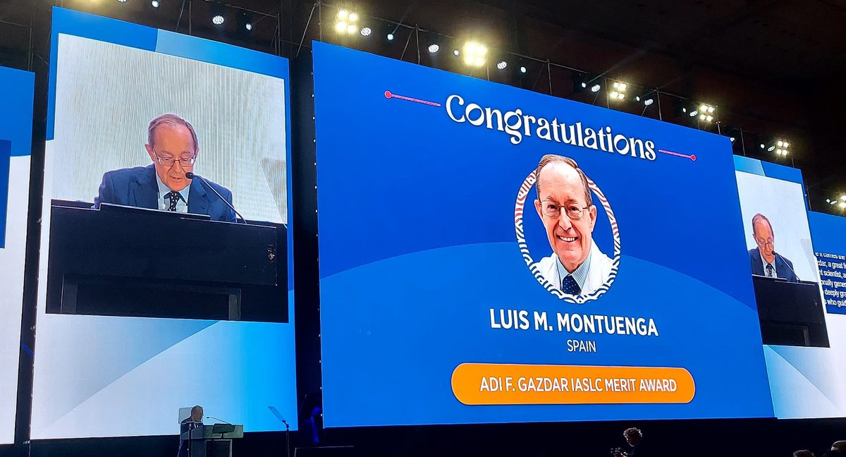 CIMA_unav's tweet photo. 👏 Congratulations to Prof. @LBadia5364 on receiving the 2026 Adi F. Gazdar IASLC Merit Award, honoring 25+ years of leadership in biomarker discovery for early lung cancer detection. Well deserved!
🔗 https://t.co/1CWUMnpjtU
#WCLC26 #LungCancer #CancerCenter https://t.co/CccEn9leyS