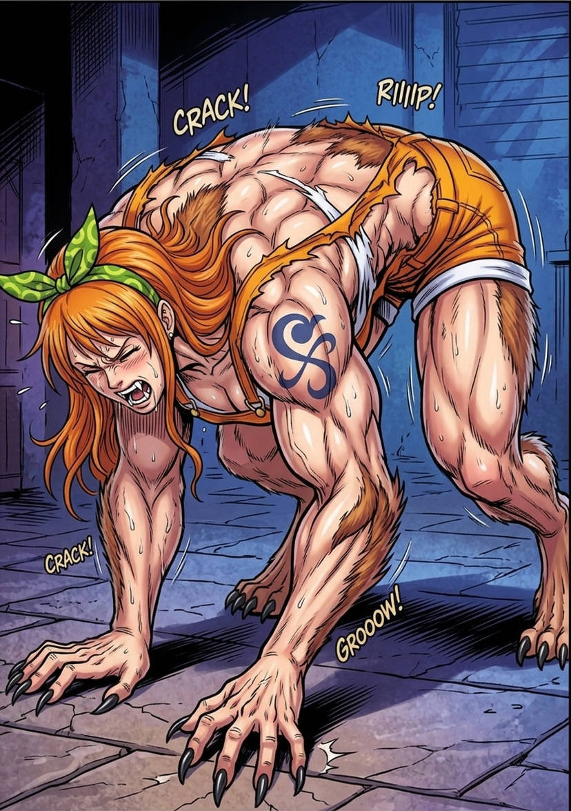 Guyboiy's tweet photo. Nami Werewolf TF https://t.co/HZWJg6BEyx