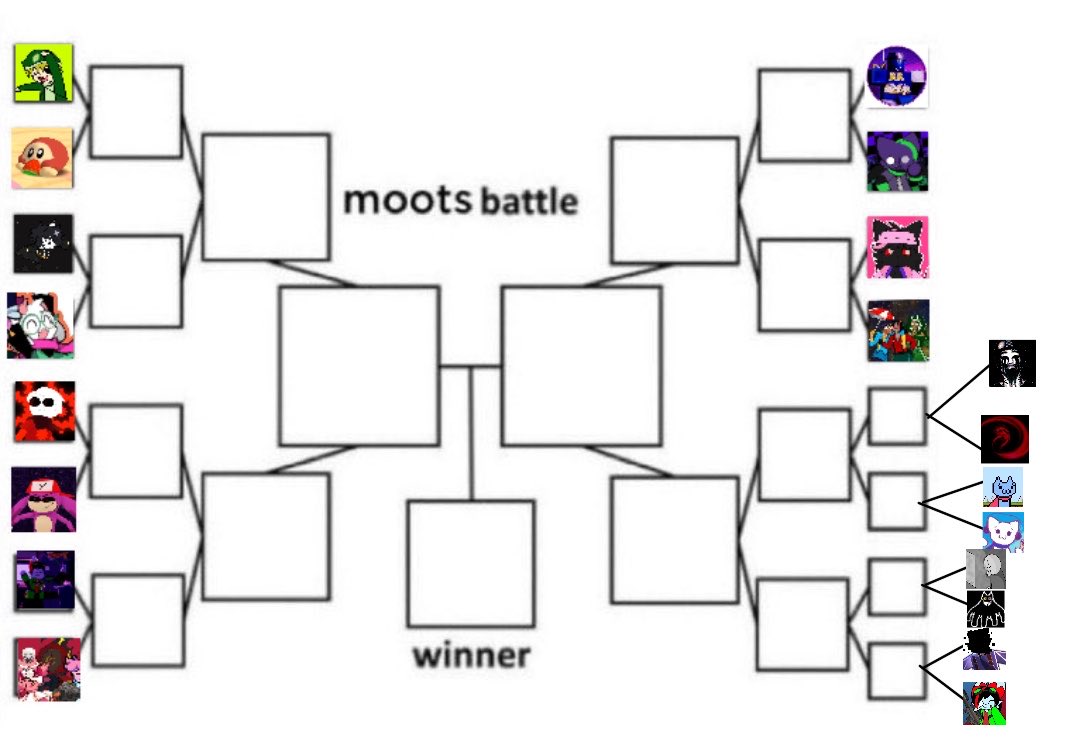 Tac9_Dropkick's tweet photo. //Sorry this took me forever, but after narrowing responses down to mutual followers (sorry for those that got cut), I realized that I accidentally set aside too many matches.

//So what the hell, PRE MOOTS BATTLE ROUND! https://t.co/WxULPgmF8L