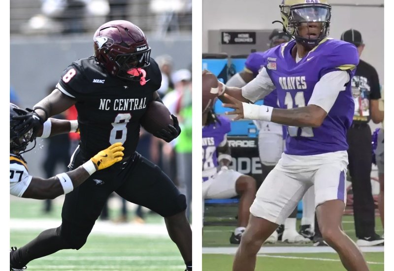 boxtorow's tweet photo. NCCU's Plez Lawrence, Alcorn State's Jaylon Tolbert named HBCU National Co-Players of the Week https://t.co/9zmNyFf7xd https://t.co/fmUswhFk7g