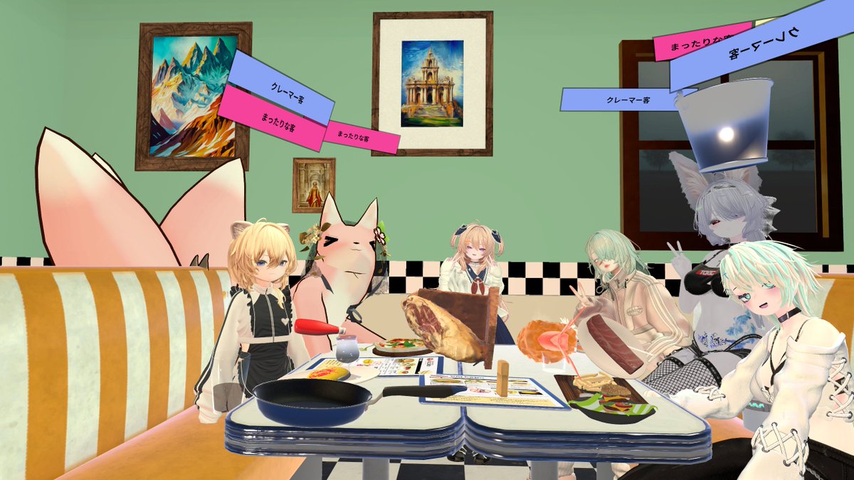 Takachaaan_VRC's tweet photo. どうなってるんだこの店は！帰らせてもらう！(めちゃくちゃ面白かったですまた行きます)

 #vrc_volcano https://t.co/8Y1I88fQdp