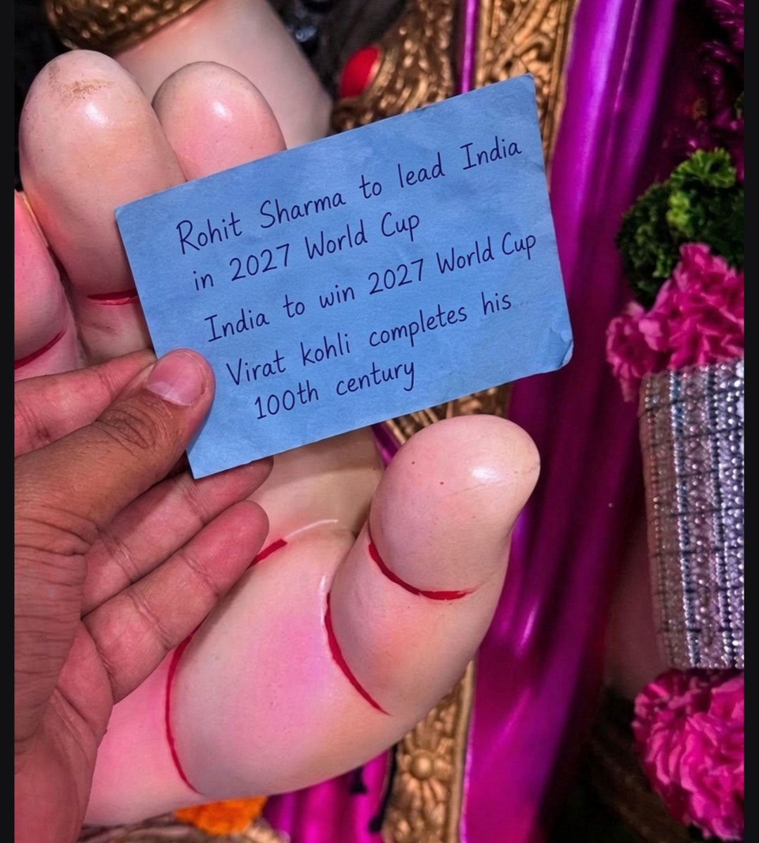 homelander_yyy's tweet photo. Did my part! 😭 Happy Ganesh Chaturthi to everyone ❤️ https://t.co/25i1tta1fa