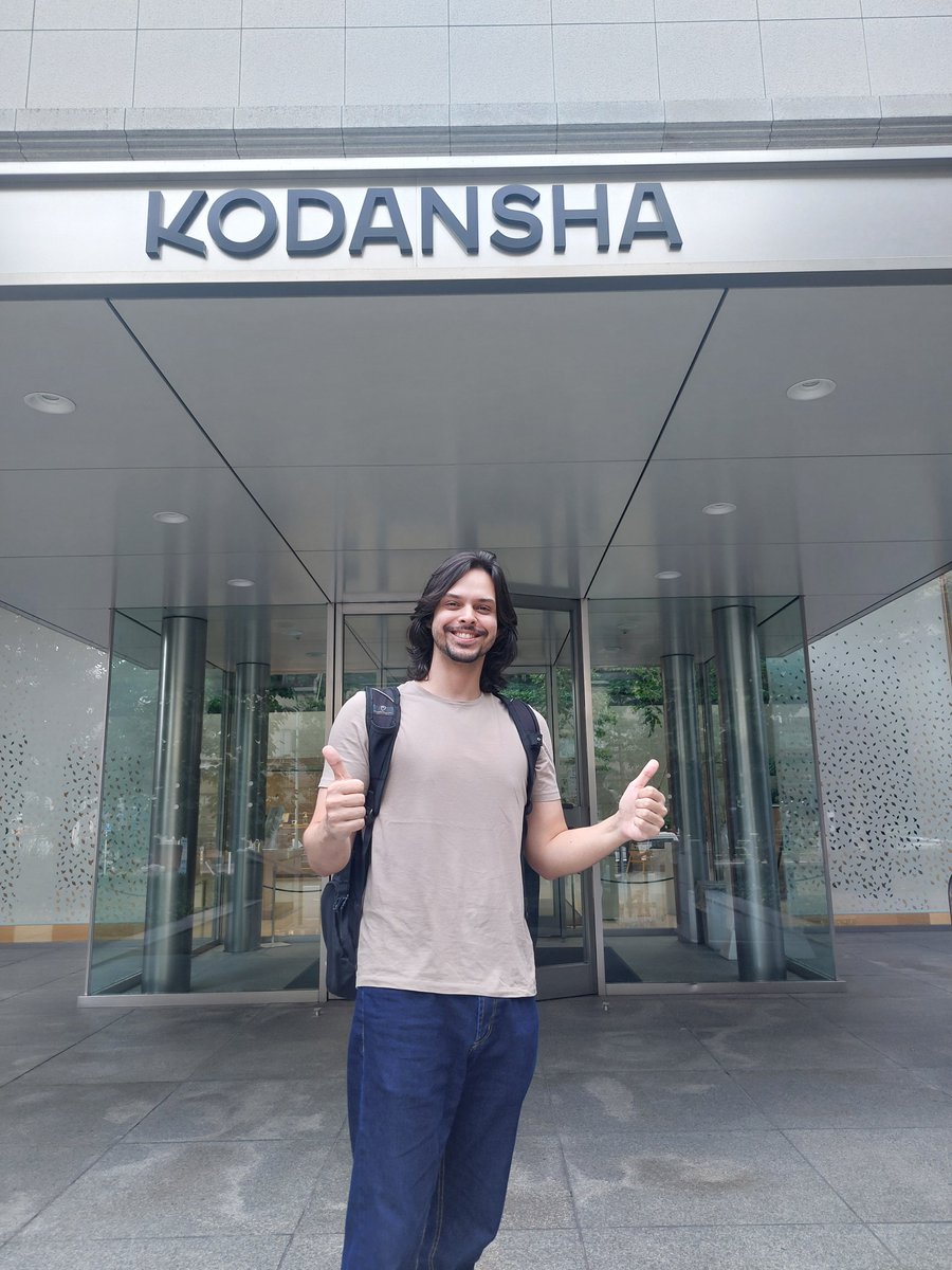 narrativando's tweet photo. FUI NA KODANSHA!

O editor q me atendeu era da Monthly Shōnen Magazine (Noragami, Your Lie in April, BECK)

Foi beeeeem pesado. 2 elogios e 30 minutos de feedback

Pelo menos conseguimos o cartão!

Ele foi bem profissional, sério e perguntou se eu e o @pirate_yuri já eramos pros! https://t.co/B2HDDRCQrT
