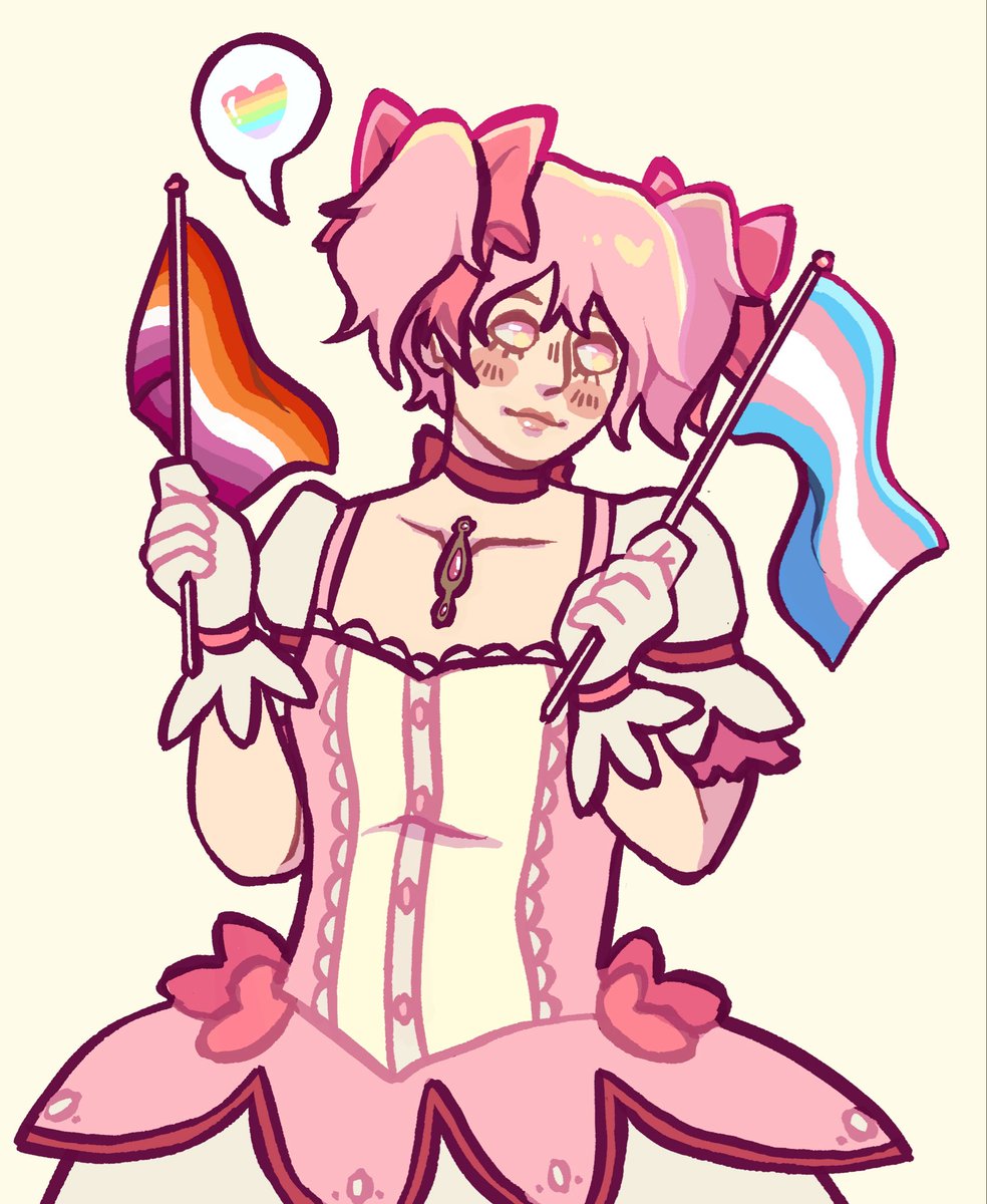 meduka_ebooks's tweet photo. If you are genuinely saying that Madoka Kaname would be a TERF you are showing a complete lack of understanding of her character. Madoka loves everyone. She would never hate anyone simply because of how they identify. https://t.co/HLHyOXrXoj