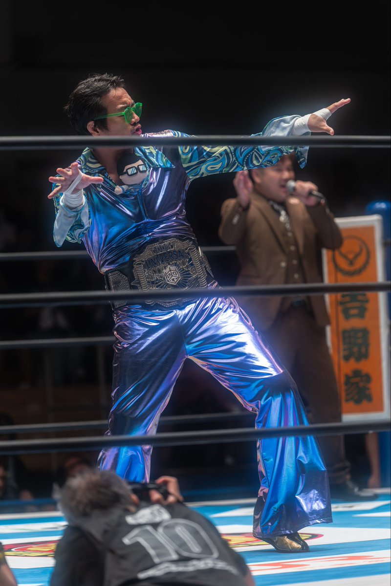 Uncrowned_emper's tweet photo. 9/10 後楽園ホール

#田口隆祐 選手
個人的にすごく似合っていると思います！

#njpw #njdest https://t.co/5UPcFSiGdg