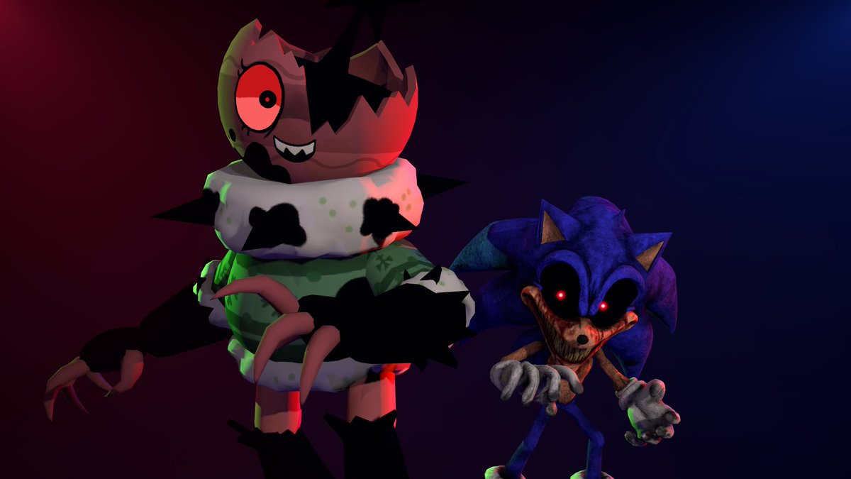 pkfnafsfm's tweet photo. The same lines and the same abilities

#DandysWorld #Forsaken #SonicEXE #OutcomeMemories #Roblox #SFM https://t.co/dHOoHhwnUD