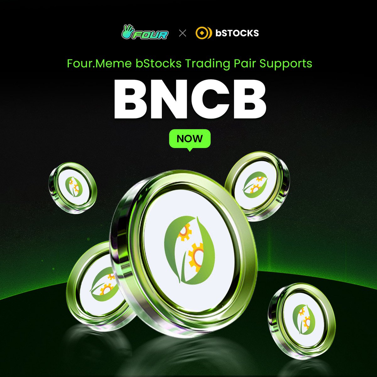 fourdotmemezh's tweet photo. 📈 $BNCB is now live on https://t.co/goqLWlrTu5.

$BNCB can now be used as a trading pair asset for Stock Meme launches, and liquidity has been added to the $BNC4 / $BNCB pair.

🔄 Trade $BNC4 / $BNCB:
https://t.co/J9lI6DTX0O

More Stocks. More Memes. All on @BNBCHAIN. https://t.co/jEwvZUS2Hf