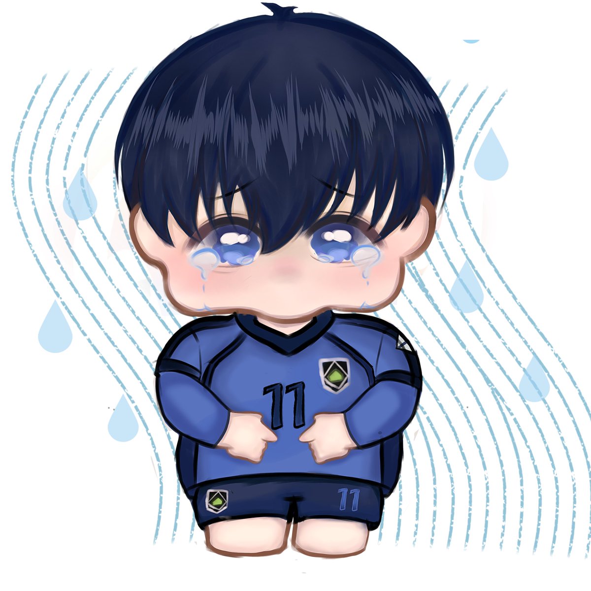 airaaymi's tweet photo. rin made him cry, gumuss bet 

#IsagiYoichi #BlueLock #BlueLockFanart #ChibiArt https://t.co/eD1l0my4Dt
